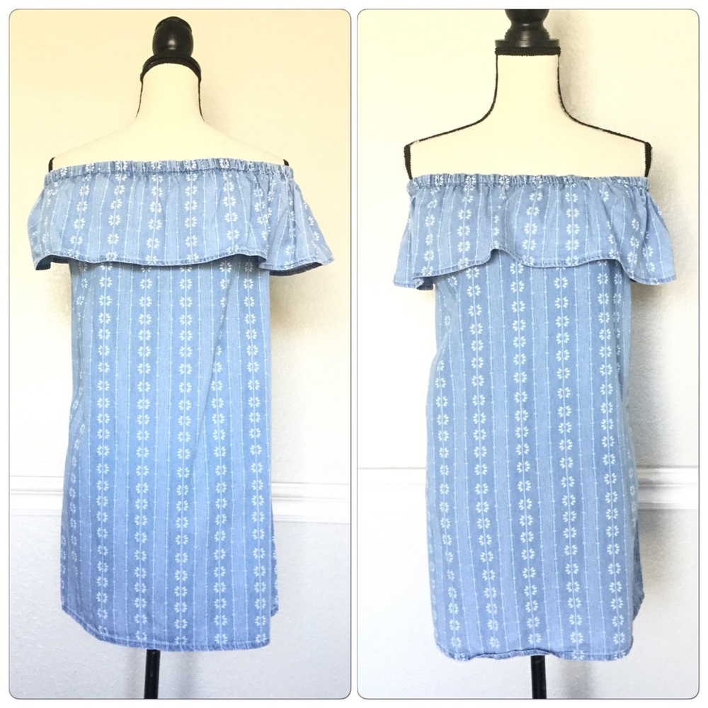 Off Shoulders light blue